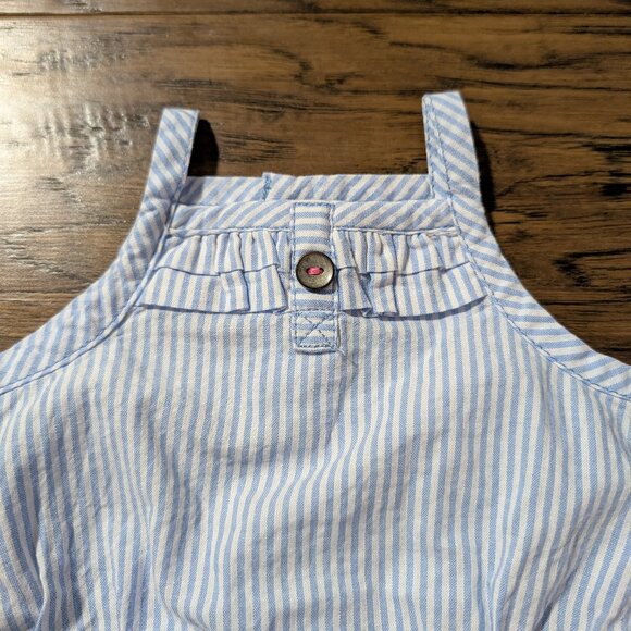 New Carter's romper blue and white stripes size newborn - Picture 2 of 6
